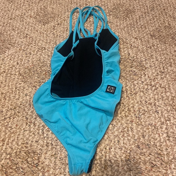 Teal Jolyn Bathing Suit - Picture 2 of 3
